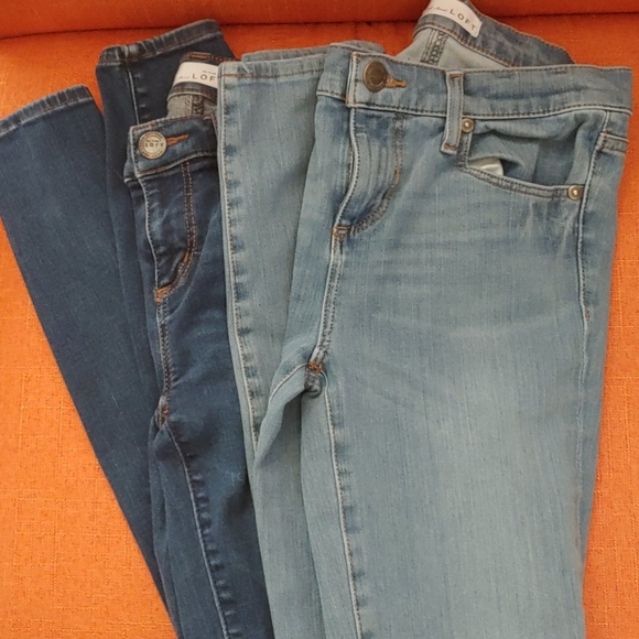 LOFT Denim - Lot of 2 Loft skinny jeans